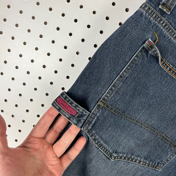 US Polo‎ ASSN Carpenter Shorts Sz 38 90s Baggy Wide Leg Y2K Work Wear Blue Skate - Picture 4 of 8